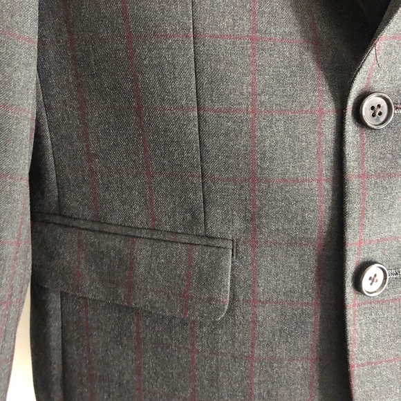 RAULPH LAUREN: Boys 12R Grey Suit Jacket - Picture 2 of 8